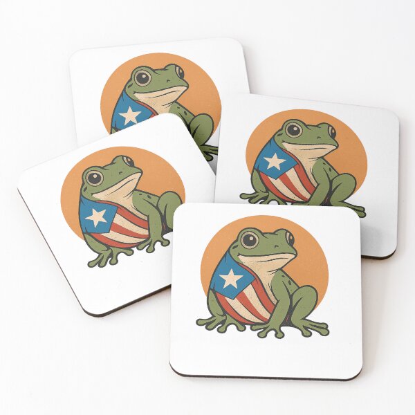 Item preview, Puerto Rico Coquí Frog – Cultural Flag Art Design designed and sold by suszak24.