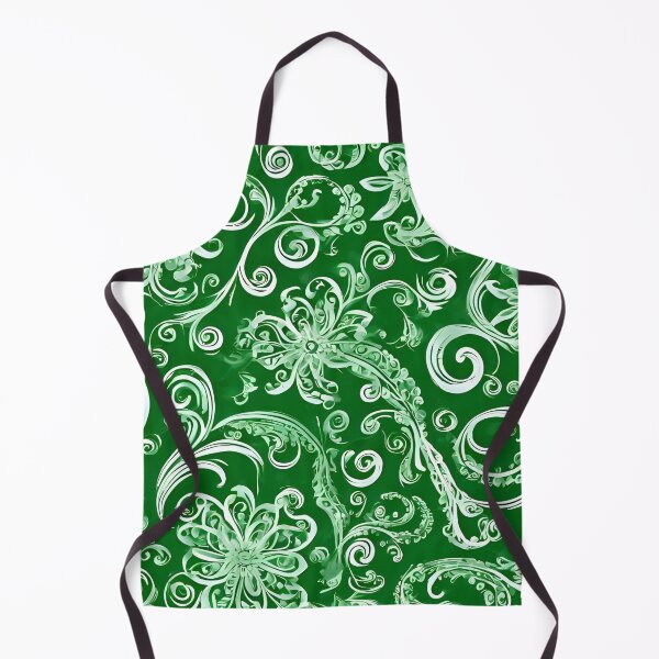 Item preview, Glowing Green and White Pattern designed and sold by IslaKarisArt.