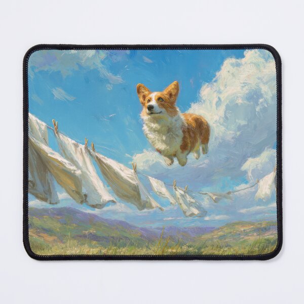 Item preview, Corgi painting designed and sold by AImazeD.