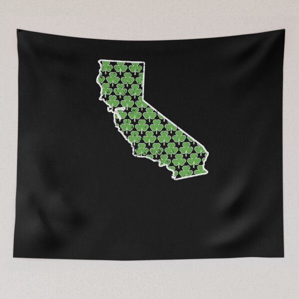 Aperçu de l'œuvre Homme Shamrock California St Pattys Outfit Saint Patrick créée et vendue par shoppzee.