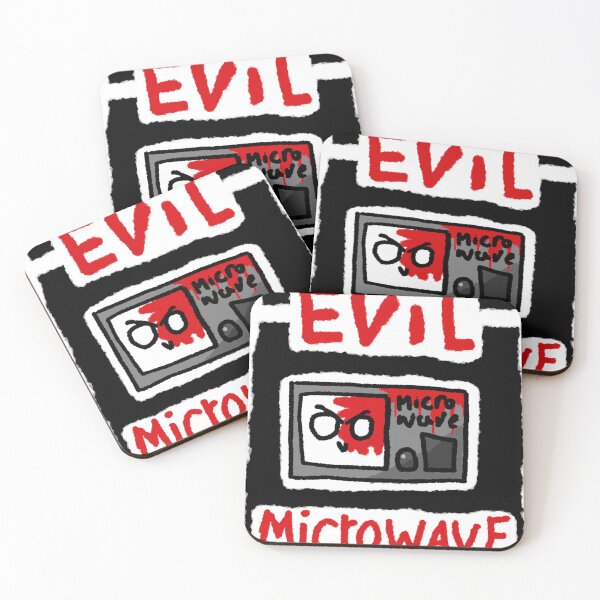Item preview, SILLY EVIL MICROWAVE POSTER designed and sold by Alexa Rayner UK.
