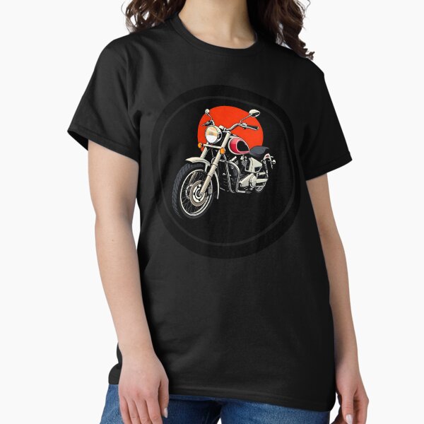 Item preview, Old School Motorcycle Vector – Retro Two-Wheel Design designed and sold by MaxRohal.