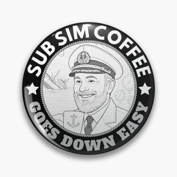 Item preview, SUBMARINE VIDEOGAME CAPTAIN COFFEE DRINKER designed and sold by Madjack Tees Kiwi SuperStore.