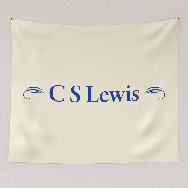 Item preview, C S Lewis, English Author, Classic Literature designed and sold by CharlottePlaceArt.