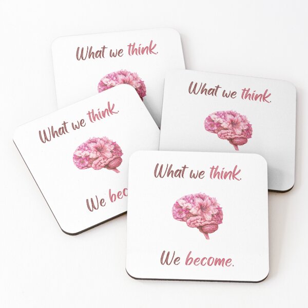 Item preview, Anatomical brain quote What We Think We Become designed and sold by AImazeD.