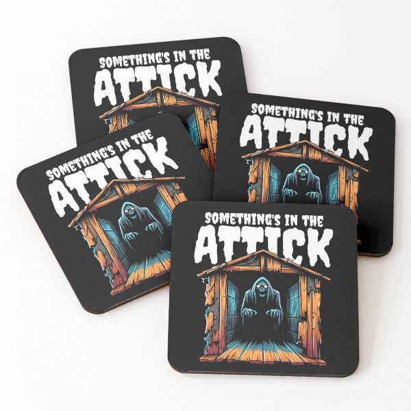 Item preview, SOMETHING'S IN THE ATTICK - MONSTER HALLOWEEN designed and sold by KEF Custom.