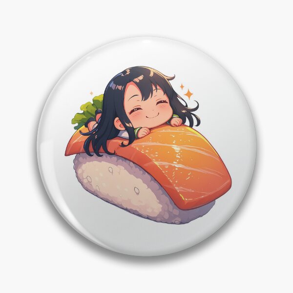 Item preview, Chibi Kawaii Hayase Nagatoro Don't Toy With Me Sushi designed and sold by TanglenRabbit.