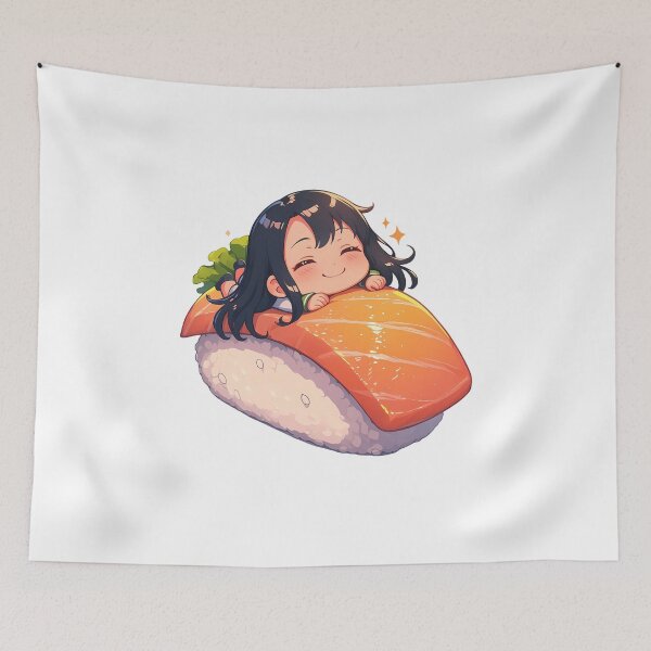 Item preview, Chibi Kawaii Hayase Nagatoro Don't Toy With Me Sushi designed and sold by TanglenRabbit.
