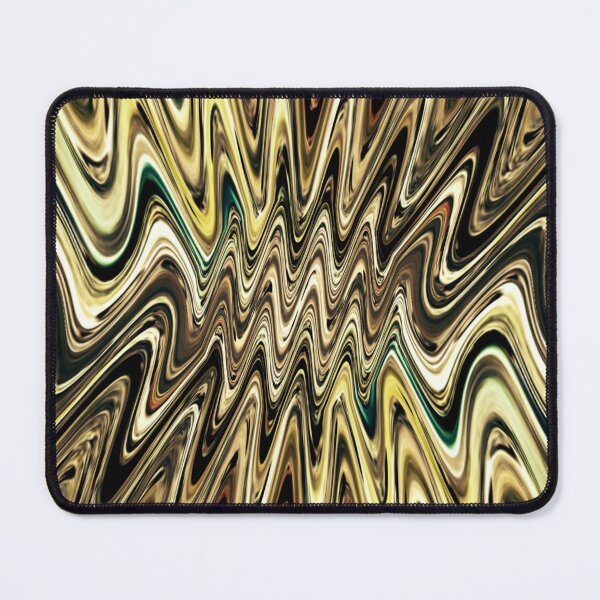Item preview, Glittery Golden Fractal Waves 6 designed and sold by SXW Designs.