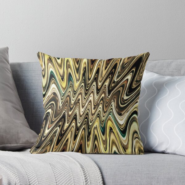 Item preview, Glittery Golden Fractal Waves 6 designed and sold by SXW Designs.