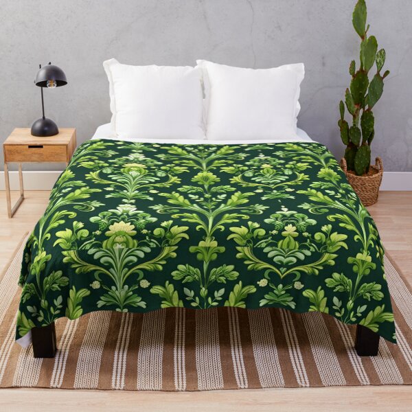 Item preview, Lime Green Leafy Patterns designed and sold by IslaKarisArt.
