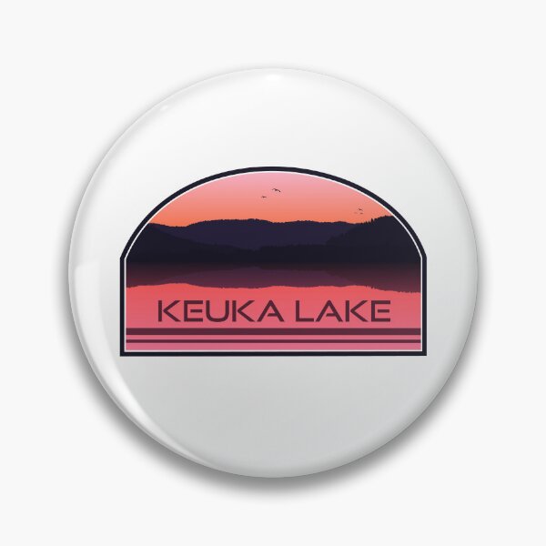 Item preview, Keuka Lake New York Red Sunrise designed and sold by Esskay Designs.