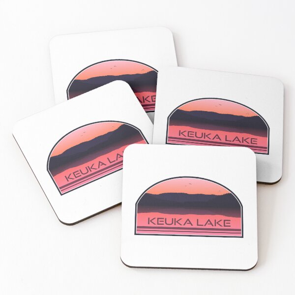 Item preview, Keuka Lake New York Red Sunrise designed and sold by Esskay Designs.
