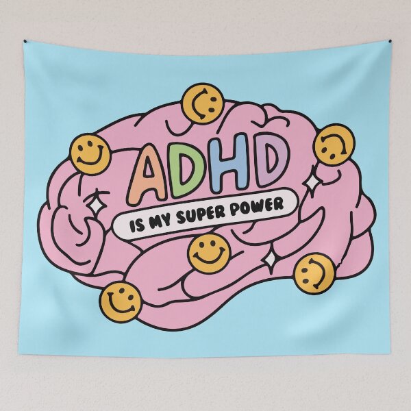 Item preview, ADHD is my super power designed and sold by BrownHorse90s.