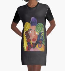 TRIO Graphic T-Shirt Dress