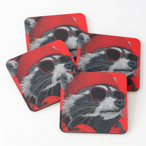 Artikelvorschau, Urban Racoon Vibes entworfen und verkauft von PixelPack Design.