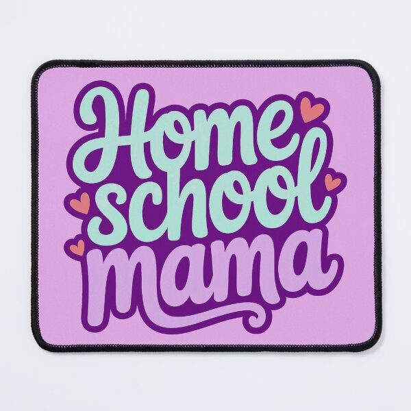 Item preview, Homeschool Mama - Cute Hand Lettered Typography Design designed and sold by YourSocialBae.