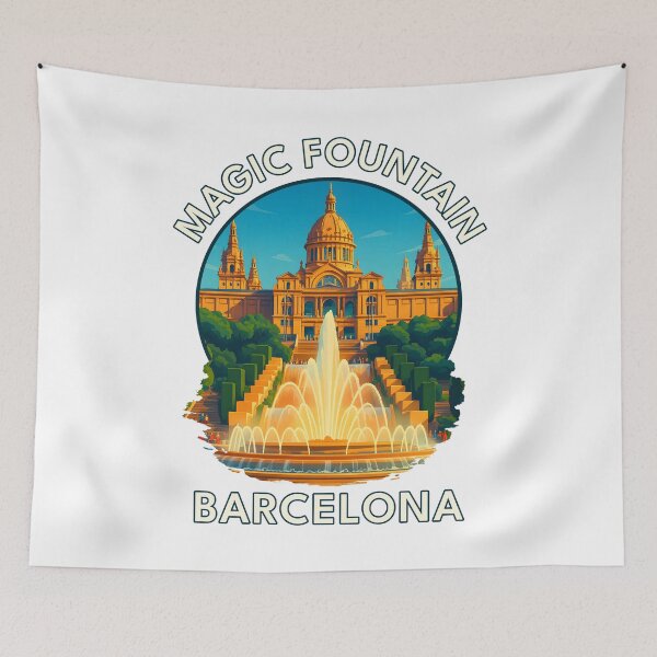 Item preview, Magic Fountain of Montjuïc – Barcelona Night Show Photography designed and sold by inkNext.
