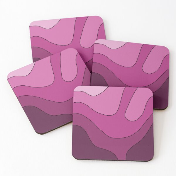 Item preview, Aesthetic pink wave pattern designed and sold by TAbstractDesign.