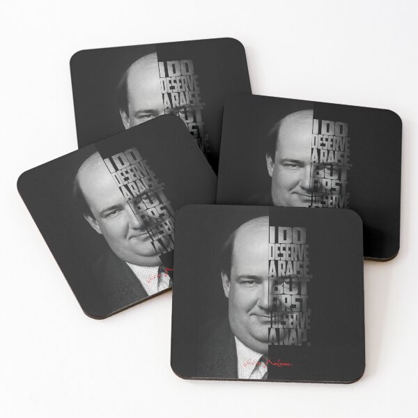 Item preview, Kevin Malone Portrait – Minimalist The Office Fan Art designed and sold by Enea Kelo.