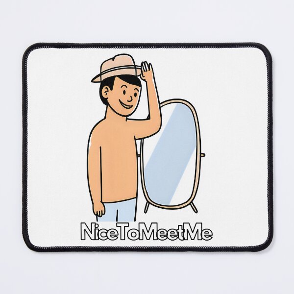 Item preview, nice to meet you me mirror designed and sold by Periush.