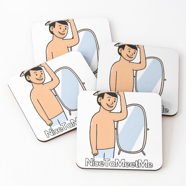 Item preview, nice to meet you me mirror designed and sold by Periush.