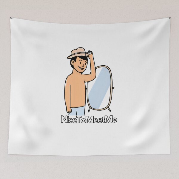 Item preview, nice to meet you me mirror designed and sold by Periush.