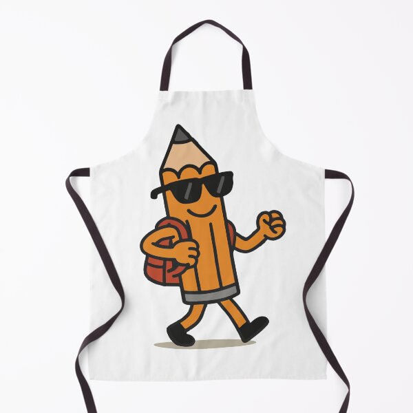 Item preview, Cool Pencil Student with Backpack – Back to School Cartoon designed and sold by DKunic.