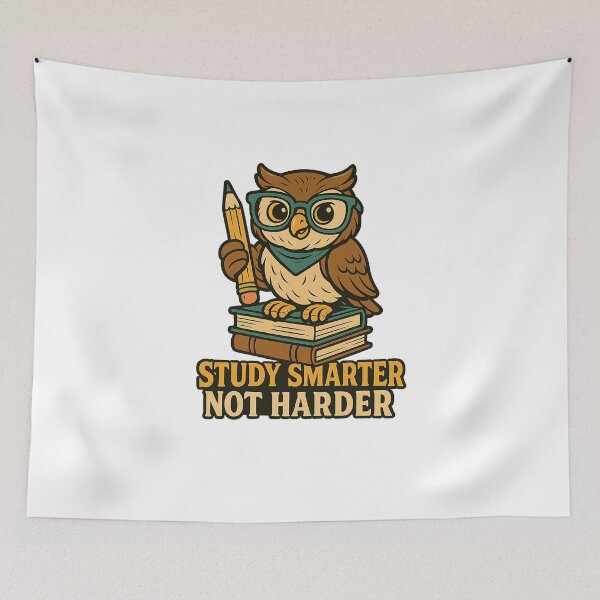 Item preview, Cartoon Wise Owl Study Motivation Poster designed and sold by artlife709.