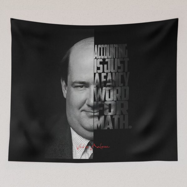 Item preview, Kevin Malone Portrait – Minimalist The Office Fan Art designed and sold by Enea Kelo.