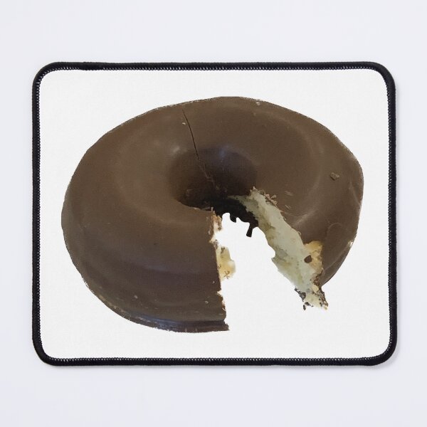 Item preview, Partially eaten chocolate donuts isolate on white background  designed and sold by pipikijung.