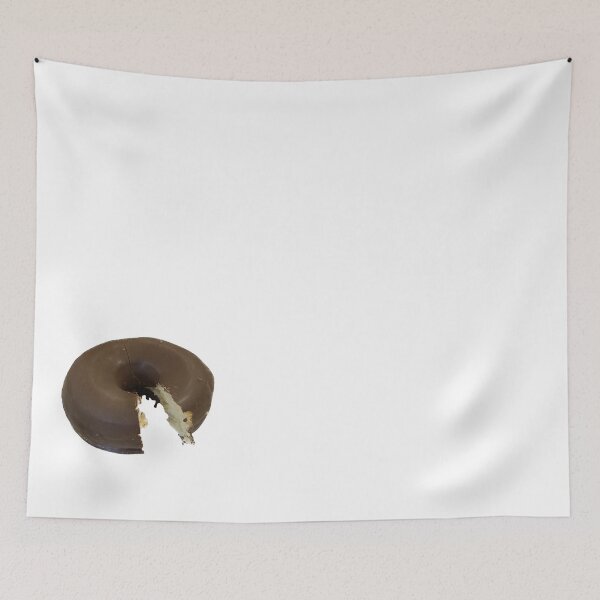 Item preview, Partially eaten chocolate donuts isolate on white background  designed and sold by pipikijung.