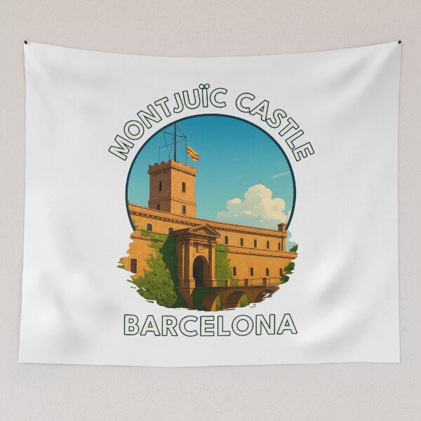 Item preview, Montjuïc Castle Barcelona – Historic Fortress & Scenic Mediterranean View designed and sold by inkNext.