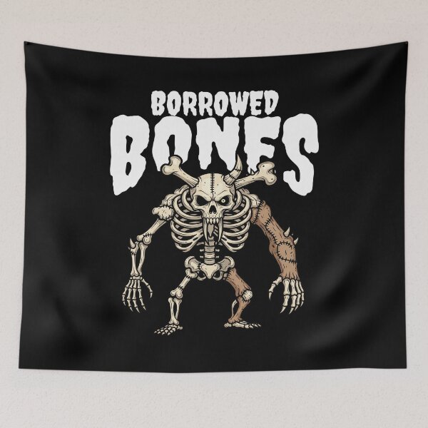 Item preview, BORROWED BONES - SKELETON HALLOWEEN designed and sold by KEF Custom.