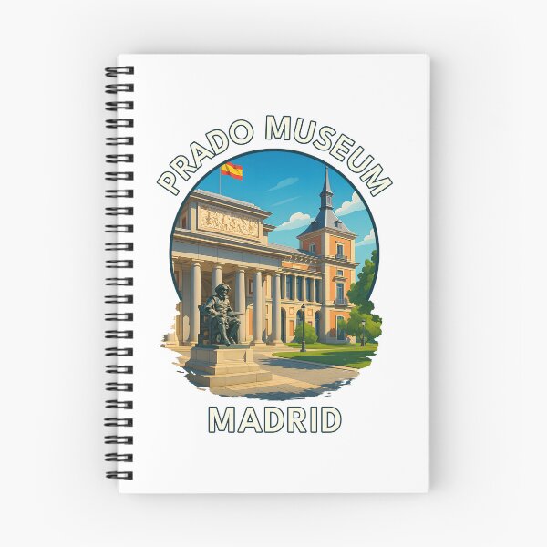 Item preview, Prado Museum Madrid – Spanish Landmark Architectural Travel Art designed and sold by inkNext.