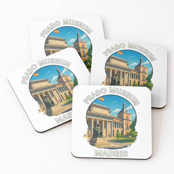 Item preview, Prado Museum Madrid – Spanish Landmark Architectural Travel Art designed and sold by inkNext.