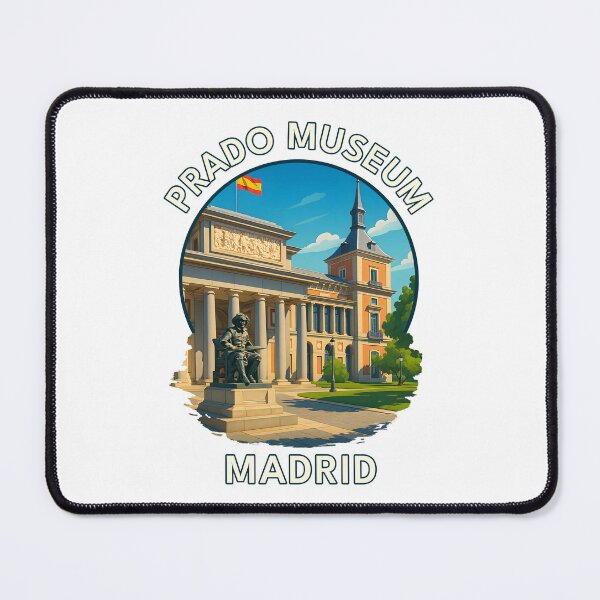 Item preview, Prado Museum Madrid – Spanish Landmark Architectural Travel Art designed and sold by inkNext.