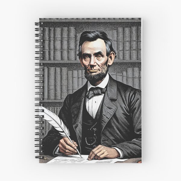Item preview, Abraham Lincoln vintage etching style portrait art designed and sold by Vintage Designs +.