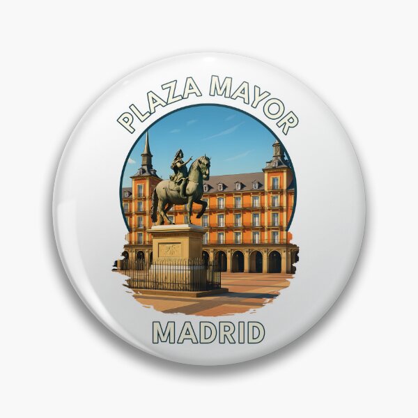 Item preview, Plaza Mayor Madrid – Historic Spanish Square Travel Art designed and sold by inkNext.