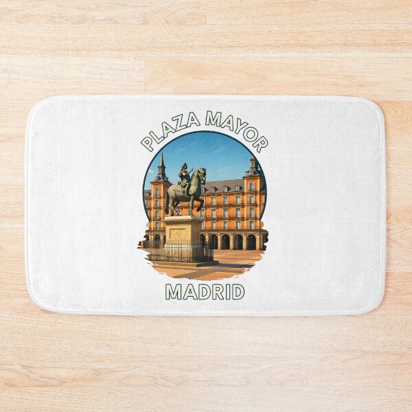 Item preview, Plaza Mayor Madrid – Historic Spanish Square Travel Art designed and sold by inkNext.