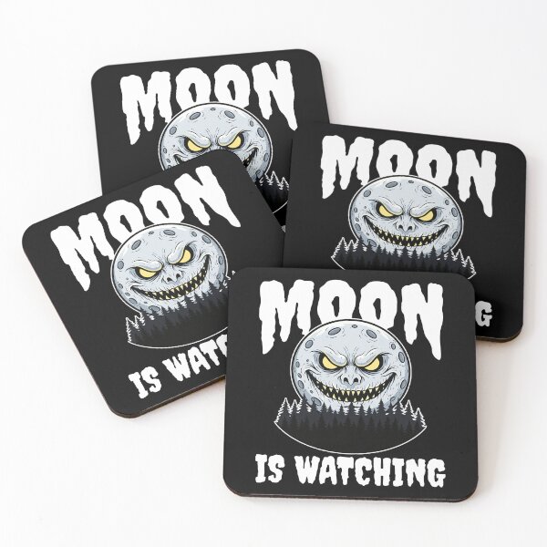 Item preview, MOON IS WATCHING - HALLOWEEN designed and sold by KEF Custom.