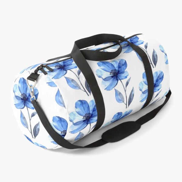Item preview, Watercolor X-ray flower in blue designed and sold by LiskoDesign.