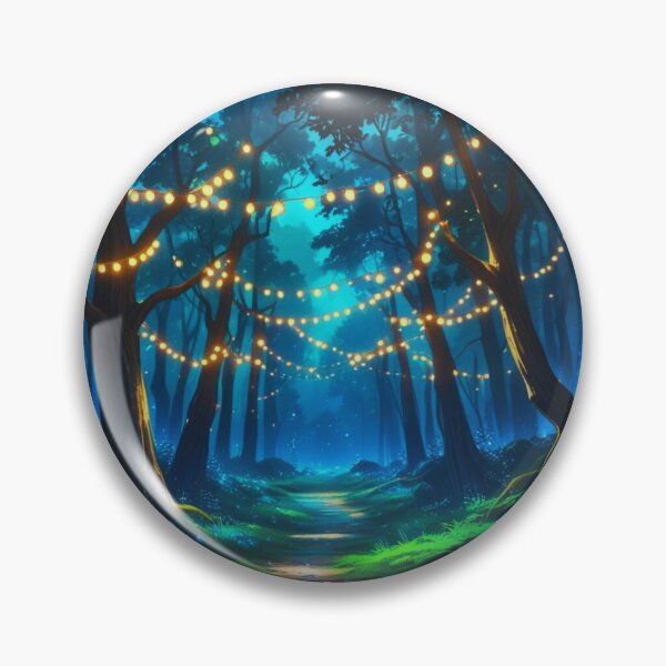 Item preview, Mystical Enchanted Forest Notebook – Magical Nightlight Design designed and sold by LunariaBloom.