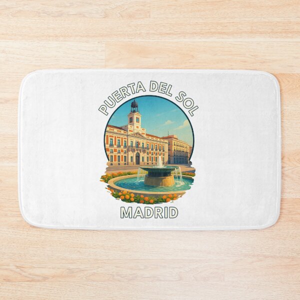 Item preview, Puerta del Sol Madrid – Historic Spanish Landmark Illustration designed and sold by inkNext.