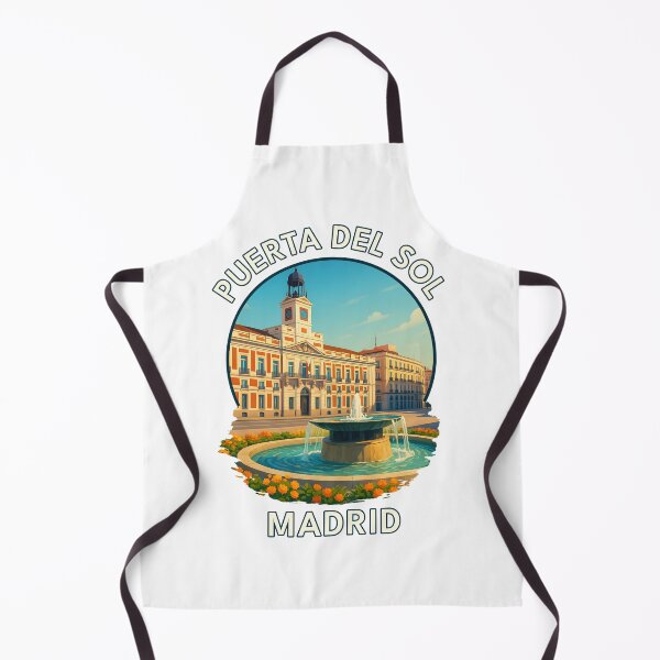 Item preview, Puerta del Sol Madrid – Historic Spanish Landmark Illustration designed and sold by inkNext.
