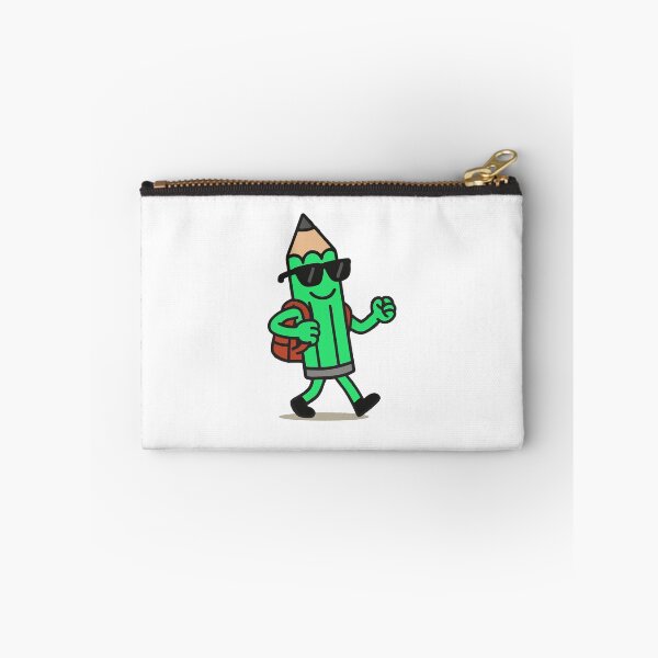 Item preview, Stylish Cartoon Pencil with Backpack – Fun School Supply Art designed and sold by DKunic.