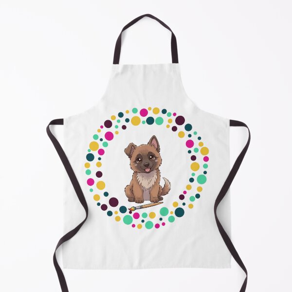 Artikelvorschau, Feiern Sie den Dot Day mit My Laekenois – Bunte Hundekunst entworfen und verkauft von The Real Life Symphony.