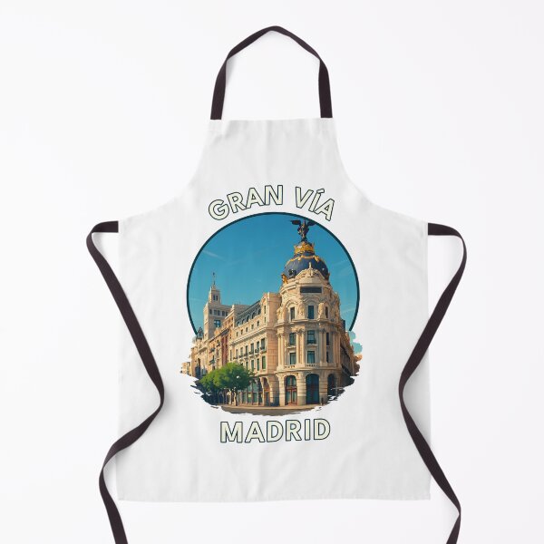 Item preview, Gran Vía Madrid – Iconic Spanish Cityscape Illustration designed and sold by inkNext.