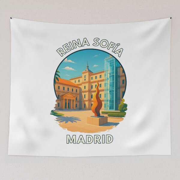 Item preview, Reina Sofía Museum Madrid – Spanish Architecture & Urban Art designed and sold by inkNext.