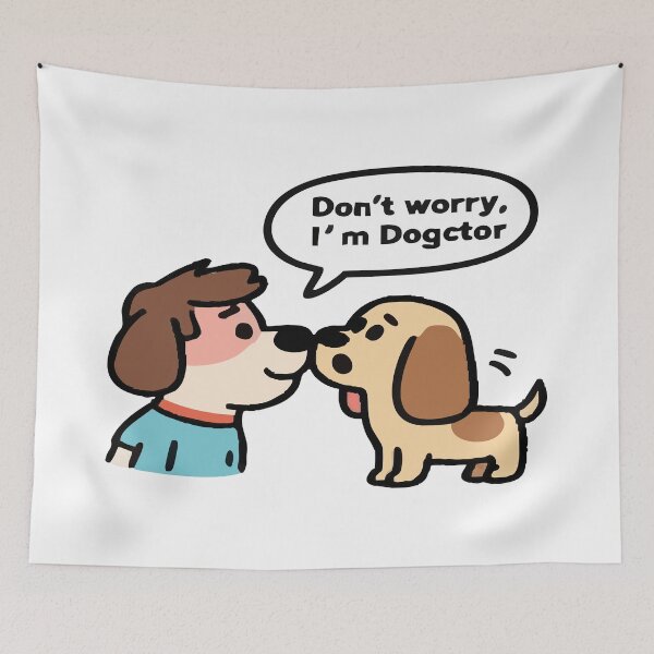 Item preview, Funny Dogtor T-Shirt – Cute Doctor Dog Graphic Tee for Pet Lovers & Vets designed and sold by Uglyandcute.